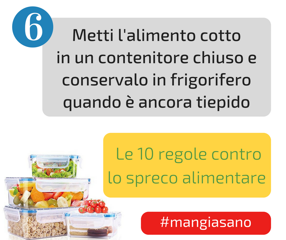 Le 10 Regole Contro Lo Spreco Alimentare - Dieta Nutrizione Benessere ...